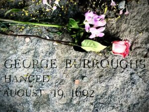 George Burrough Hanged 1692 salem witch tour