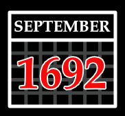 SEPTEMBER 1692