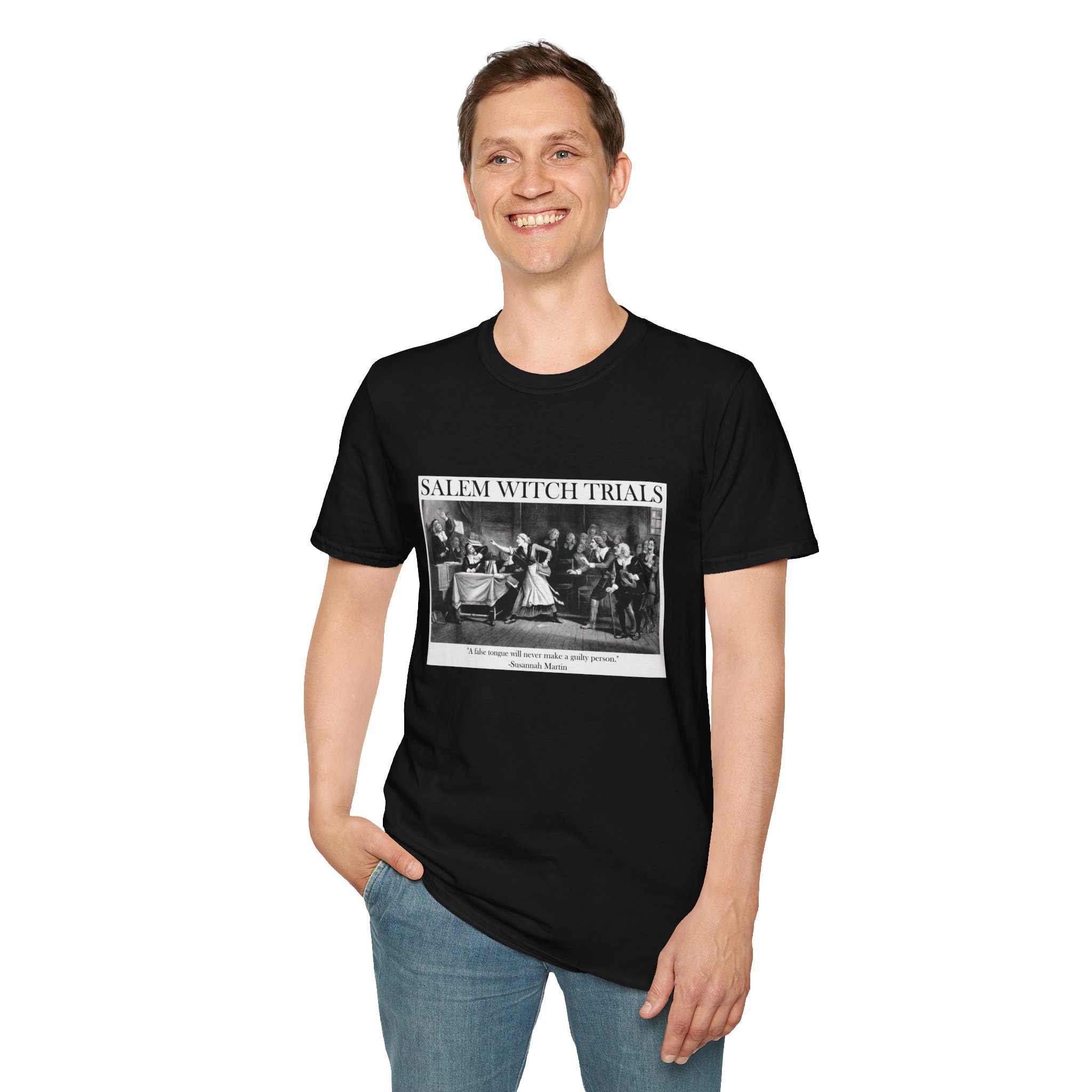 Salem Witch Trials Vintage T-Shirt — Susannah Martin 6 Salem Witch Trials Vintage T-Shirt — Susannah Martin - Image 6