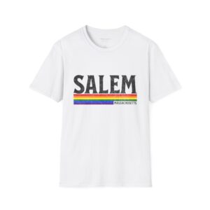 Salem Massachusetts Rainbow Pride T-Shirt