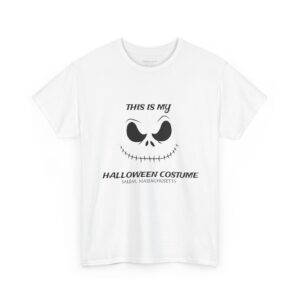 Halloween Costume Tee — “This Is My Halloween Costume” Jack-o’-Lantern Face T-Shirt