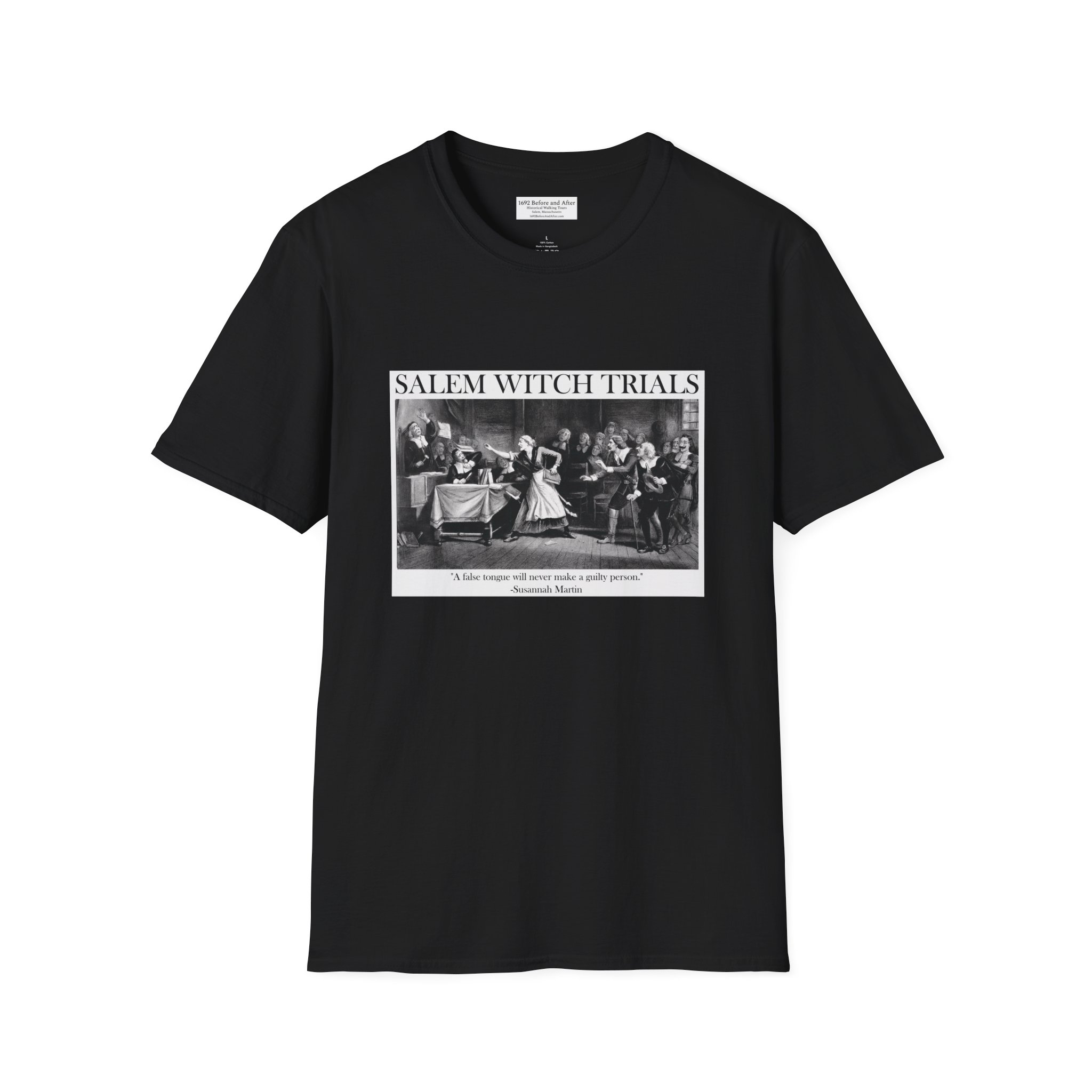 Salem Witch Trials Vintage T-Shirt — Susannah Martin 4 Salem Witch Trials Vintage T-Shirt — Susannah Martin - Image 4