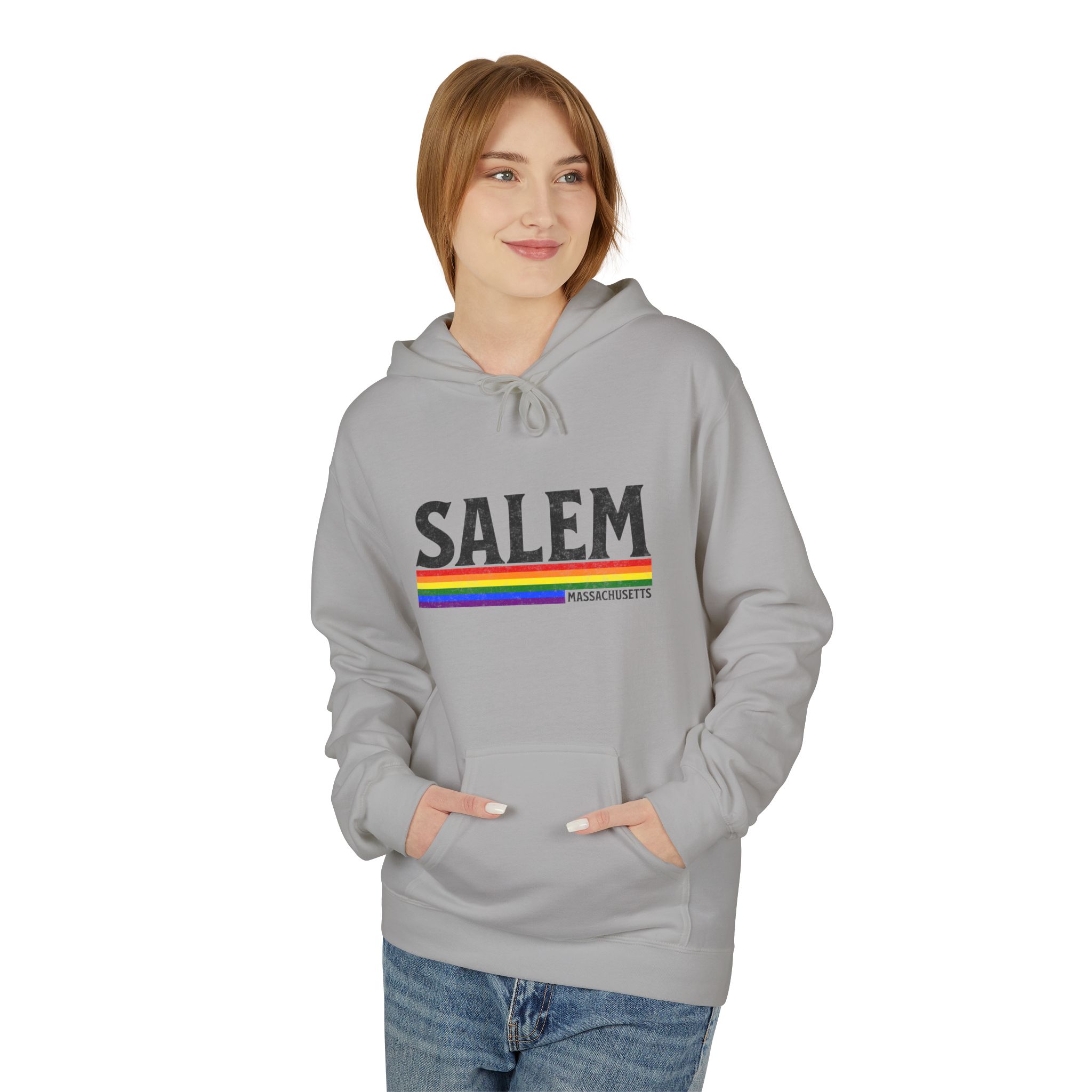 Salem Rainbow Hoodie — LGBTQ+ Pride Salem Graphic Pullover 4 Salem Rainbow Hoodie — LGBTQ+ Pride Salem Graphic Pullover - Image 4