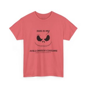 Halloween Costume Tee — “This Is My Halloween Costume” Jack-o’-Lantern Face T-Shirt
