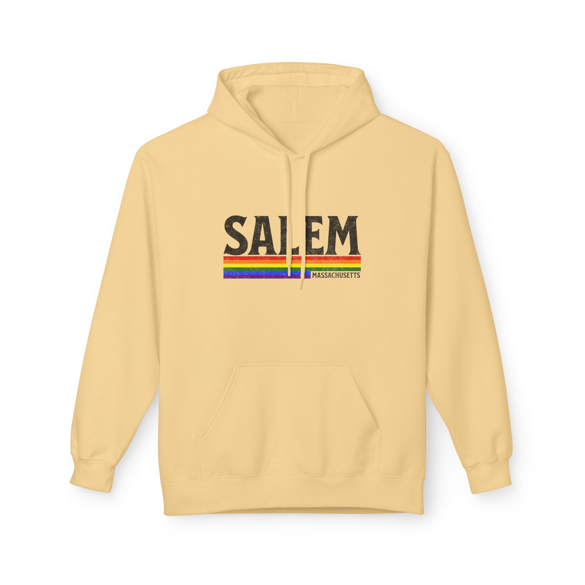 Salem Rainbow Hoodie — LGBTQ+ Pride Salem Graphic Pullover 5 Salem Rainbow Hoodie — LGBTQ+ Pride Salem Graphic Pullover - Image 5