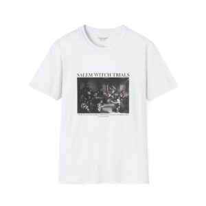 Salem Witch Trials Vintage Graphic T‑Shirt — Historical Courtroom Print