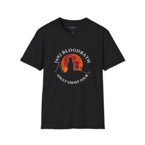 Bloodbath Ghost Tour T-Shirt — 1692 Salem Adult Haunted Tour Tee
