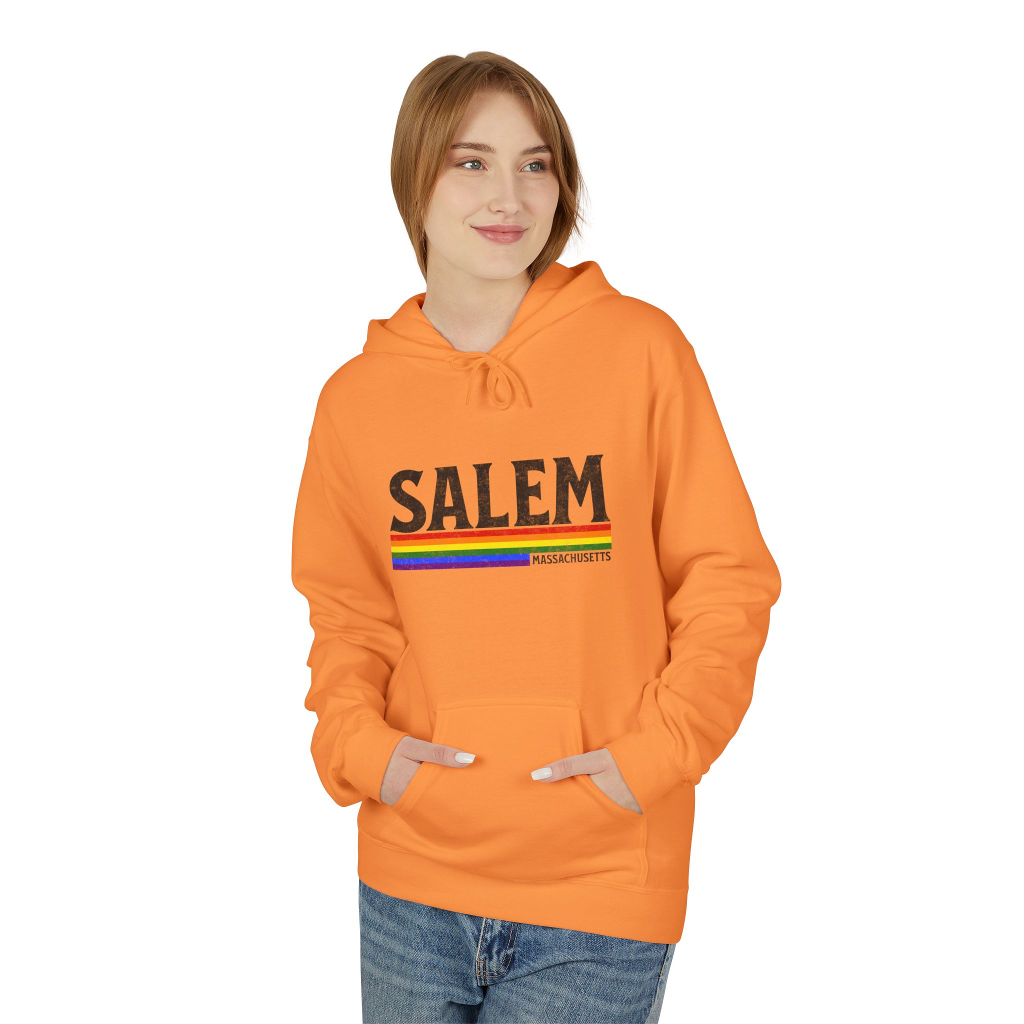 Salem Rainbow Hoodie — LGBTQ+ Pride Salem Graphic Pullover 8 Salem Rainbow Hoodie — LGBTQ+ Pride Salem Graphic Pullover - Image 8