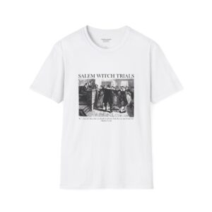Salem Witch Trials Vintage Graphic T-Shirt — Historical Illustration Tee