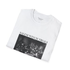 Salem Witch Trials Vintage Graphic T‑Shirt — Historical Courtroom Print