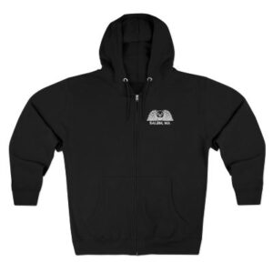 1692 Salem Death’s Head Zip-Up Hoodie